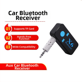 Bluetooth auto handsfree vastuvõtja, AUX adapter, ABS materjal, universaalne ühilduvus, Bluetooth helivastuvõtja
