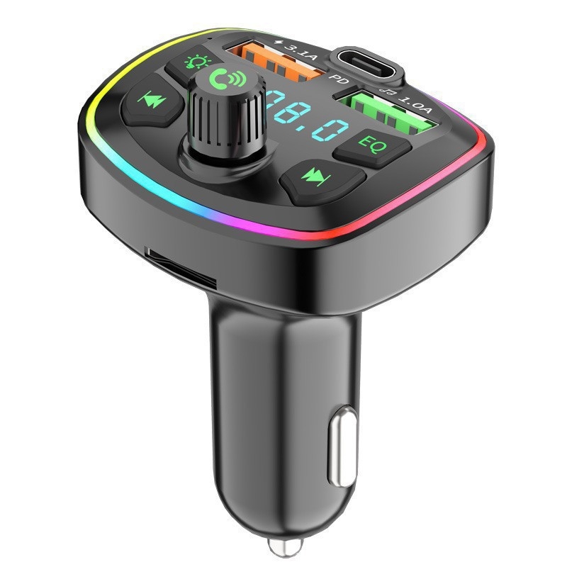 Automobilski Bluetooth MP3 player s FM transmiterom, Hands-Free, PD20W brzo punjenje, DC 12-24-30V napajanje, monohromatski zaslon