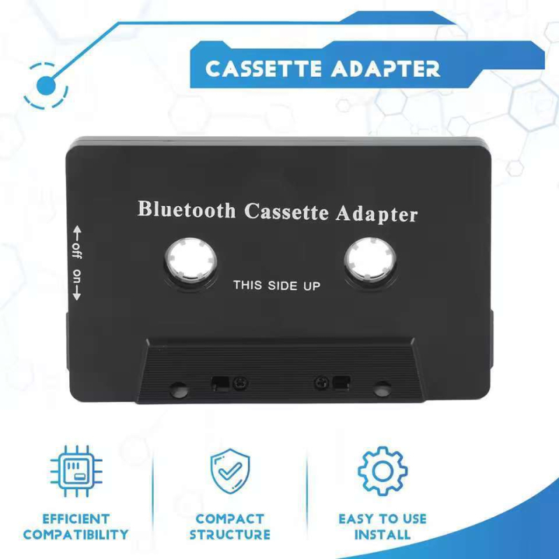 BT003 Auto Bluetooth pretvarač za kazetu MP3 – dvokanalni stereo, ABS