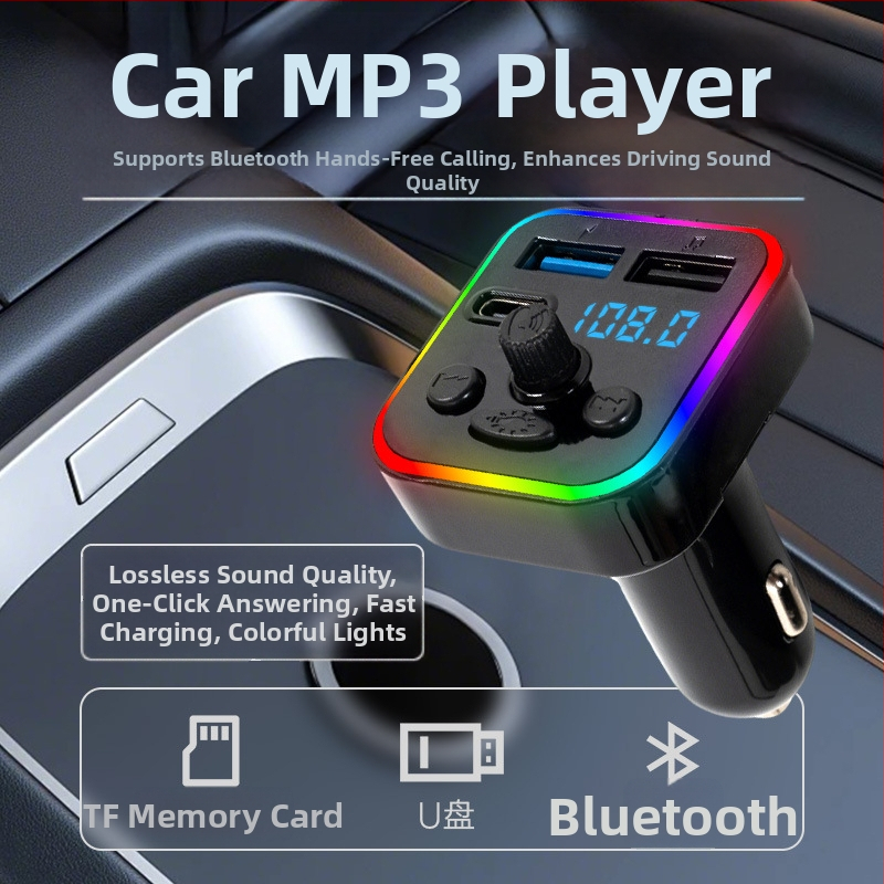 Automobilový Bluetooth MP3 prehrávač s USB, FM rádio, napájanie 12–24V, model M3