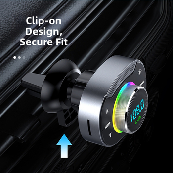 Automobilni Bluetooth FM transmiter s MP3 playerom, detekcija napona, QC3.0 brzo punjenje, PD30W brzo punjenje, model T86