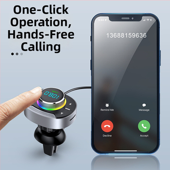 Automobilni Bluetooth FM transmiter s MP3 playerom, detekcija napona, QC3.0 brzo punjenje, PD30W brzo punjenje, model T86