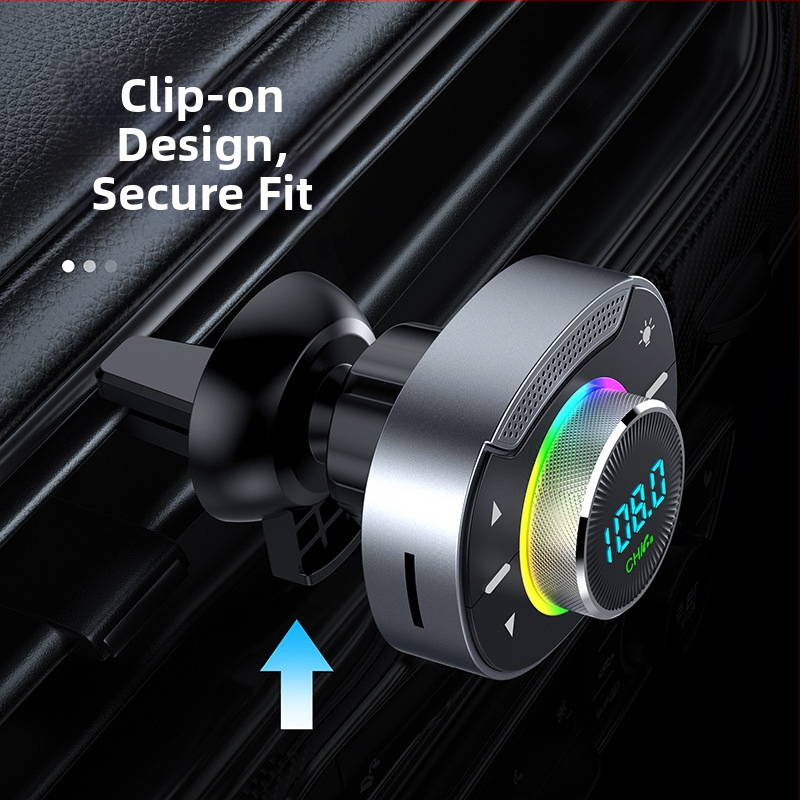 Automobilni Bluetooth FM transmiter s MP3 playerom, detekcija napona, QC3.0 brzo punjenje, PD30W brzo punjenje, model T86