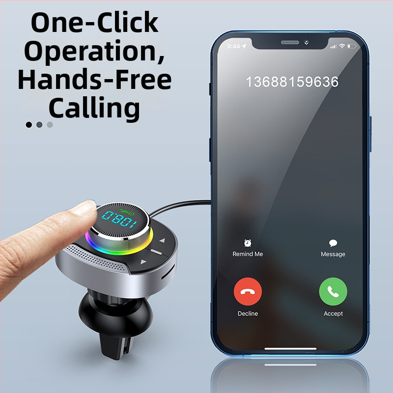 Automobilni Bluetooth FM transmiter s MP3 playerom, detekcija napona, QC3.0 brzo punjenje, PD30W brzo punjenje, model T86