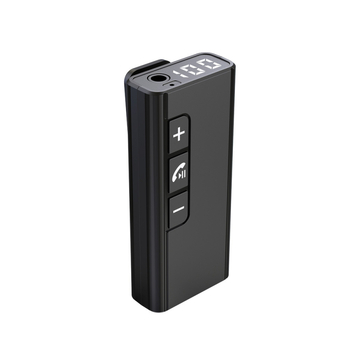 GR13 Bluetooth prijemnik s digitalnim zaslonom za automobil — 3,5 mm AUX, Plug and Play, Bluetooth 5.1, domet 10 m
