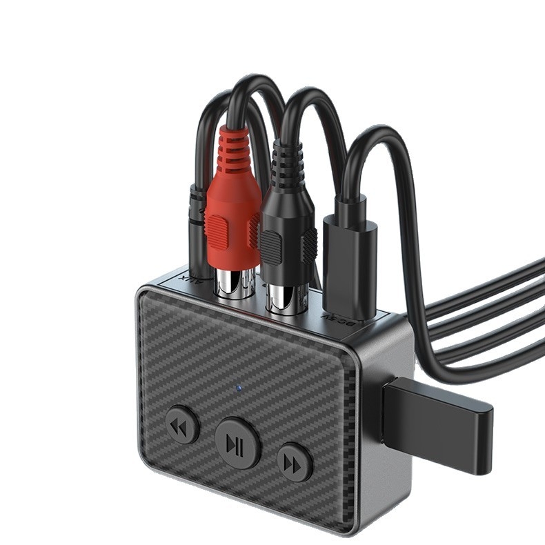 Автомобилен Bluetooth музикален приемник — разговори без ръце, Bluetooth 5.4, USB музикално възпроизвеждане, Plug-and-Play, външно захранване, обхват 5 м