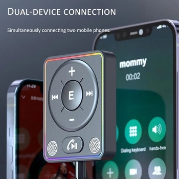 R60 Bluetooth приемник, 3,5 мм AUX, USB интерфейс, Bluetooth 5.4, TF карта за възпроизвеждане