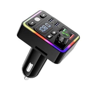Auto Bluetooth FM transmiter M32 s digitalnim zaslonom, USB punjač za auto, napajanje 12-24V