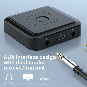 BT-22 Automobilinis Bluetooth garso siųstuvas–priimtuvas – Bluetooth 5.1, 3,5 mm jungtis, Plug-and-Play, išorinis maitinimas