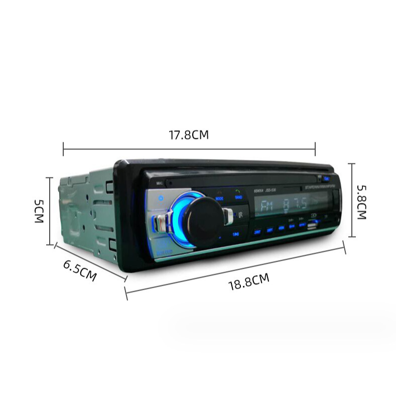 Automobilski MP3 player s Bluetoothom i FM radiom, model M11, napajanje 12V, OLED zaslon