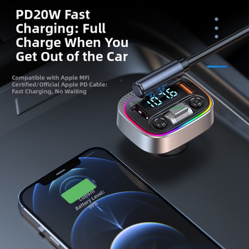 MP3 player auto T21 cu redare USB, radio FM, alimentare 12-24V, ecran monocrom