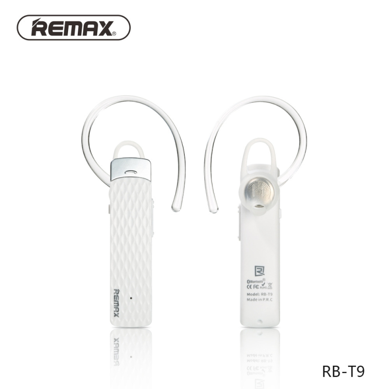 Remax T9 Bluetooth slušalica, jedno uho, Bluetooth 4.1, višestruka povezanost, domet 10 m, podrška za pozive i glazbu