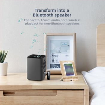 Recepționator-transmițător Bluetooth pentru mașină cu Type-C, Bluetooth 5.0, Plug-and-Play, alimentare externă