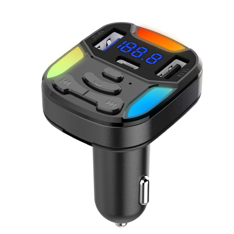 Automobilski Bluetooth prijemnik s FM prijenosom, USB MP3 reprodukcija, napajanje 12–24V (modeli D25/D26/D27/D28)