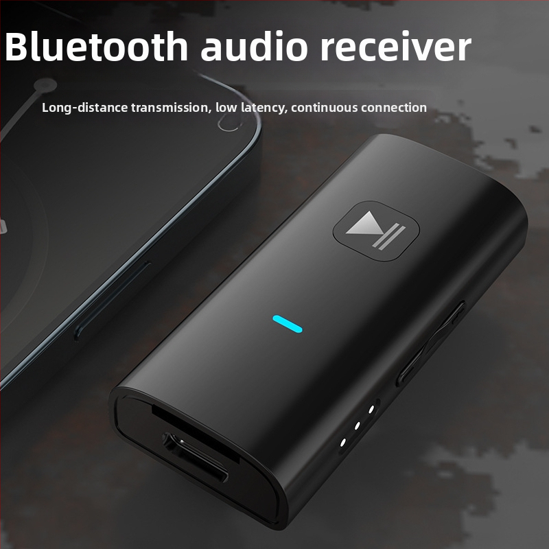 Bluetooth audio prijemnik s 3,5 mm sučeljem, kopča za ovratnik, Plug & Play, Bluetooth 5.0, domet 10 m