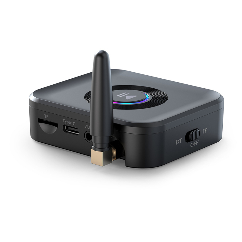 Automobilový Bluetooth prijímač s 3,5 mm rozhraním, Plug-and-Play, externé napájanie, BT 5.1, dosah 50 m