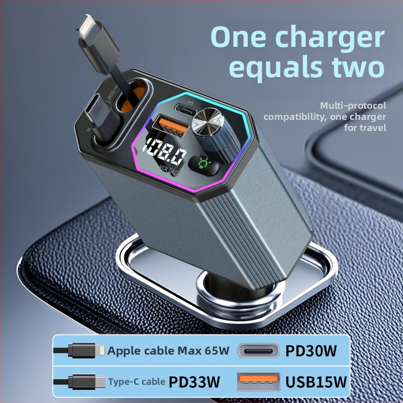 A28 digitálny displej auto nabíjačka USB 12-24V FM rádio