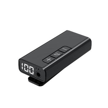 Automobilski Bluetooth prijemnik s digitalnim zaslonom – Hands-Free pozivi, 3,5 mm audio sučelje, Plug‑and‑Play, Bluetooth 5.4, domet 10 m