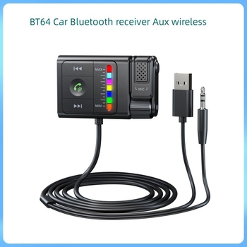 BT64 automobilni Bluetooth prijemnik s MP3 playerom, Hands-Free pozivi, 3,5 mm AUX, punjač, Bluetooth 5.4