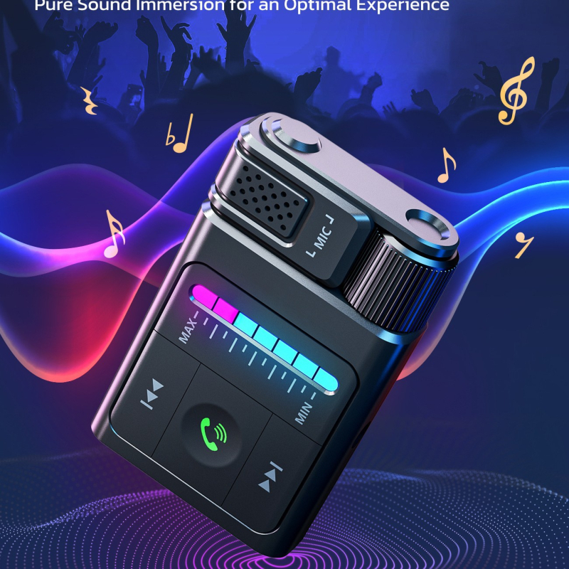 BT64 automobilni Bluetooth prijemnik s MP3 playerom, Hands-Free pozivi, 3,5 mm AUX, punjač, Bluetooth 5.4