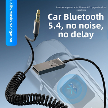 USB Bluetooth 5.4 audio adapter, AUX auto prijemnik — Plug-and-Play, doseg 10 m, 2,4 GHz