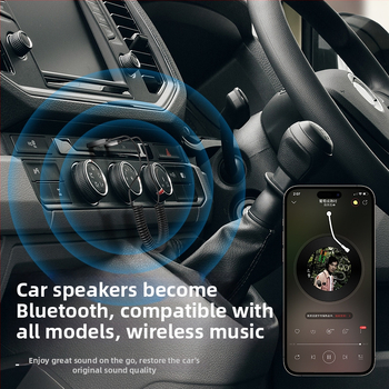 USB Bluetooth 5.4 audio adapter, AUX auto prijemnik — Plug-and-Play, doseg 10 m, 2,4 GHz