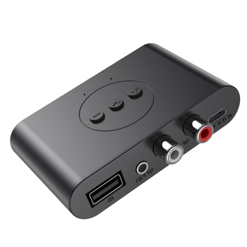 Automobilski Bluetooth prijemnik za glazbu - Bluetooth 5.2, sučelja 3.5 mm/RCA/USB, Plug-and-Play, vanjsko napajanje
