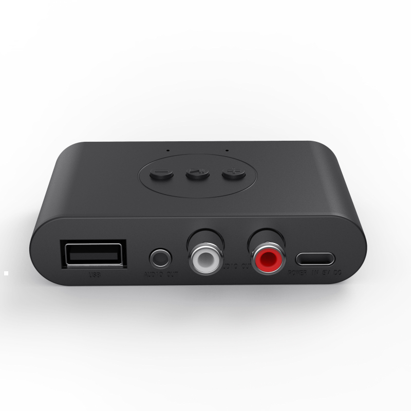 Automobilski Bluetooth prijemnik za glazbu - Bluetooth 5.2, sučelja 3.5 mm/RCA/USB, Plug-and-Play, vanjsko napajanje