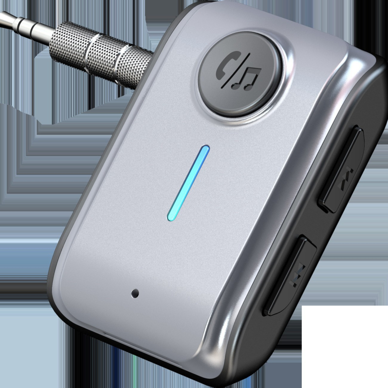 Nolan Heart W2 Bluetooth car audio receiver, hands-free jednim klikom, AUX 3,5 mm, Bluetooth 5.3, plug-and-play, domet do 10 m
