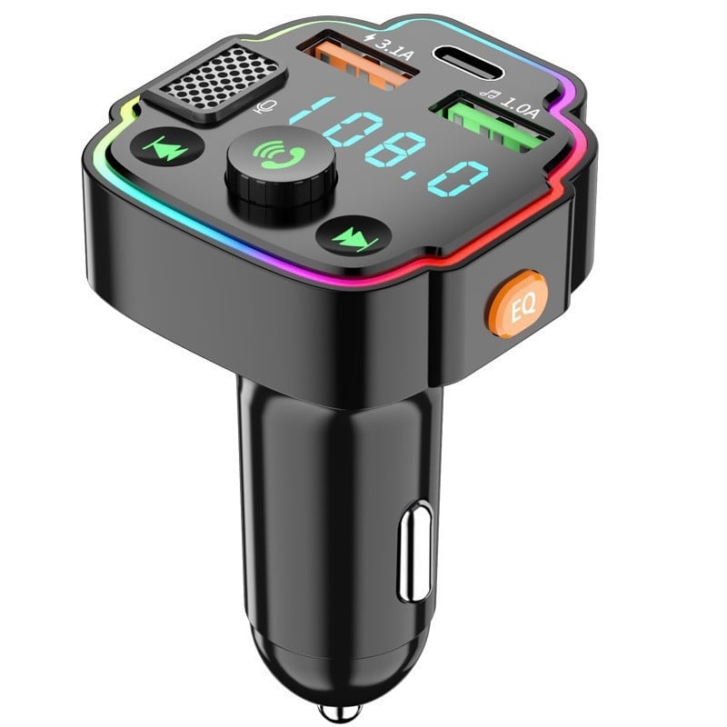 Q8 auto MP3 player s Bluetooth Hands-Free, FM transmiter, slot za karticu, USB PD brzo punjenje, napajanje 12–24V