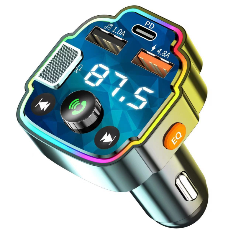 Q8 auto MP3 player s Bluetooth Hands-Free, FM transmiter, slot za karticu, USB PD brzo punjenje, napajanje 12–24V