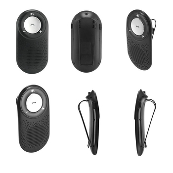 Automobiliniam saulės skydeliui Bluetooth imtuvas su MP3 Hands-Free, 4.1 aukštas patikimumas (12V, ISM 2.4–2.48 GHz, 3W garsiakalbis, stiprus mikrofonas)