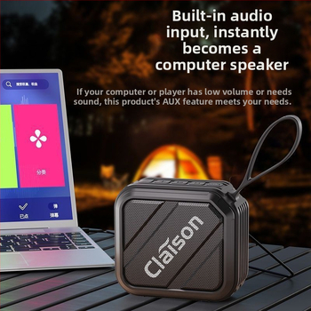 Vanjski Bluetooth zvučnik, IPX7 vodootporan, 5W izlaz, ugrađena baterija 1000–1200 mAh, snimanje jednim pritiskom i hands-free pozivi