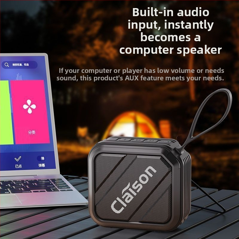 Vanjski Bluetooth zvučnik, IPX7 vodootporan, 5W izlaz, ugrađena baterija 1000–1200 mAh, snimanje jednim pritiskom i hands-free pozivi