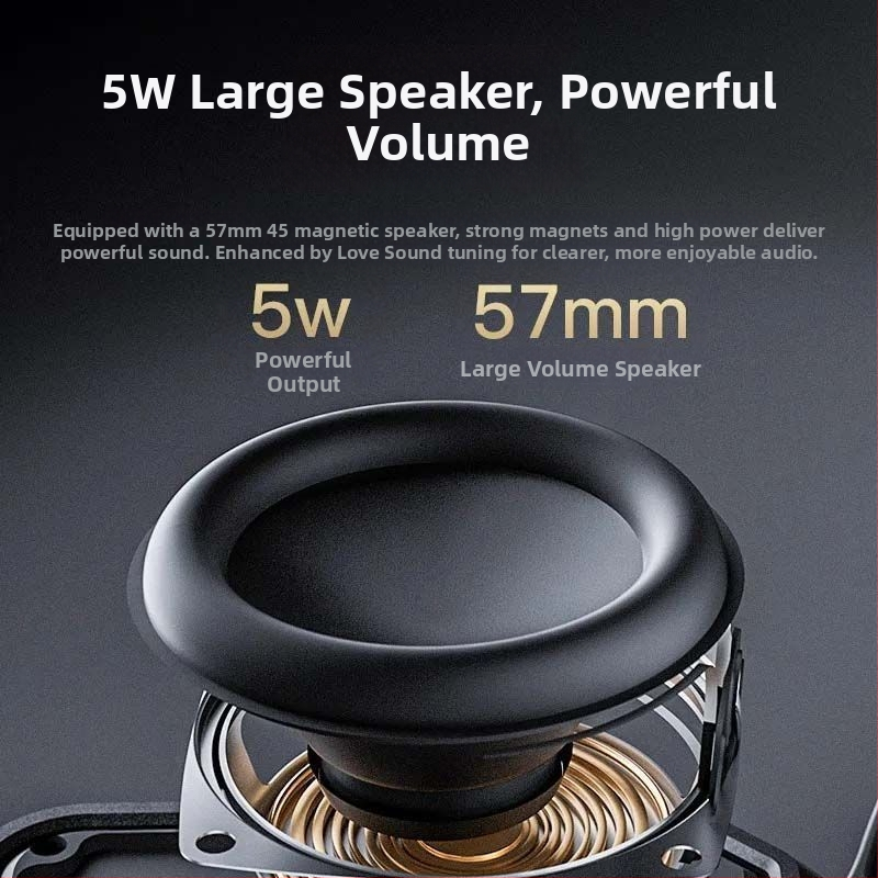 Vanjski Bluetooth zvučnik, IPX7 vodootporan, 5W izlaz, ugrađena baterija 1000–1200 mAh, snimanje jednim pritiskom i hands-free pozivi