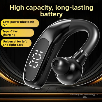 Bezdrôtové Bluetooth slúchadlo na jedno ucho s uchytkou pre vodiča, Huawei čip, BT 2.0, indikátor nabitia