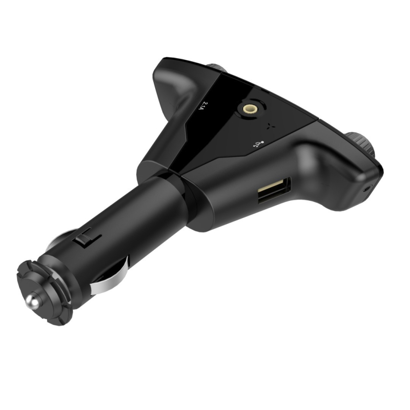 BT06 autó MP3 Bluetooth FM átjátszó dot matrix kijelzővel és 2.1A gyors töltéssel