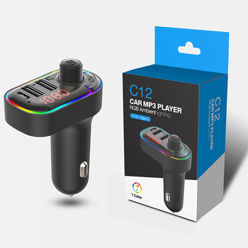 Automobilski MP3 player s Bluetooth Hands-Free, FM transmiter, napajanje 12V/24V, USB Type-C punjenje, Model C12