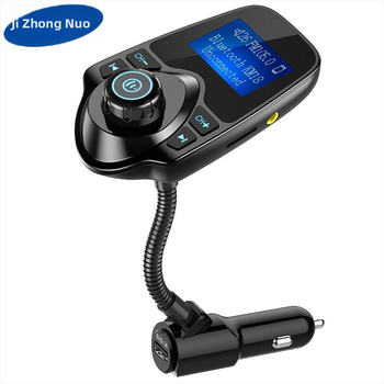 Automobilový MP3 Bluetooth prehrávač T10 s slotom na kartu a FM vysielačom, napájanie 12-24V