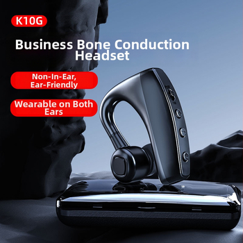 Bluetooth slúchadlo pre jedno ucho s digitálnym displejom, Bluetooth 5.0, dosah 10 m, batéria 4–8 h, upevnené na uchu, športové slúchadlo