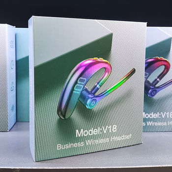 Mono bežično Bluetooth slušalica s redukcijom buke, Bluetooth 5.3, domet 10 m, autonomija baterije više od 8 sati, IPX5 vodootporan