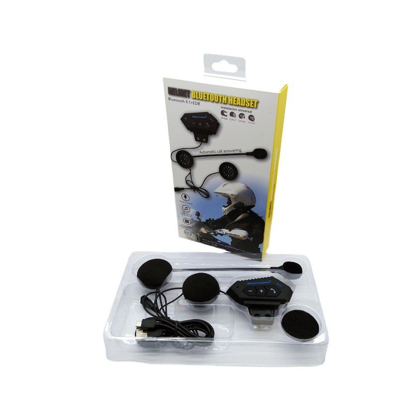 Bluetooth slušalica za motociklističku kacigu sa stereo, IP68 vodootporna, domet 10 m, Bluetooth 5.0, trajanje baterije preko 8 sati