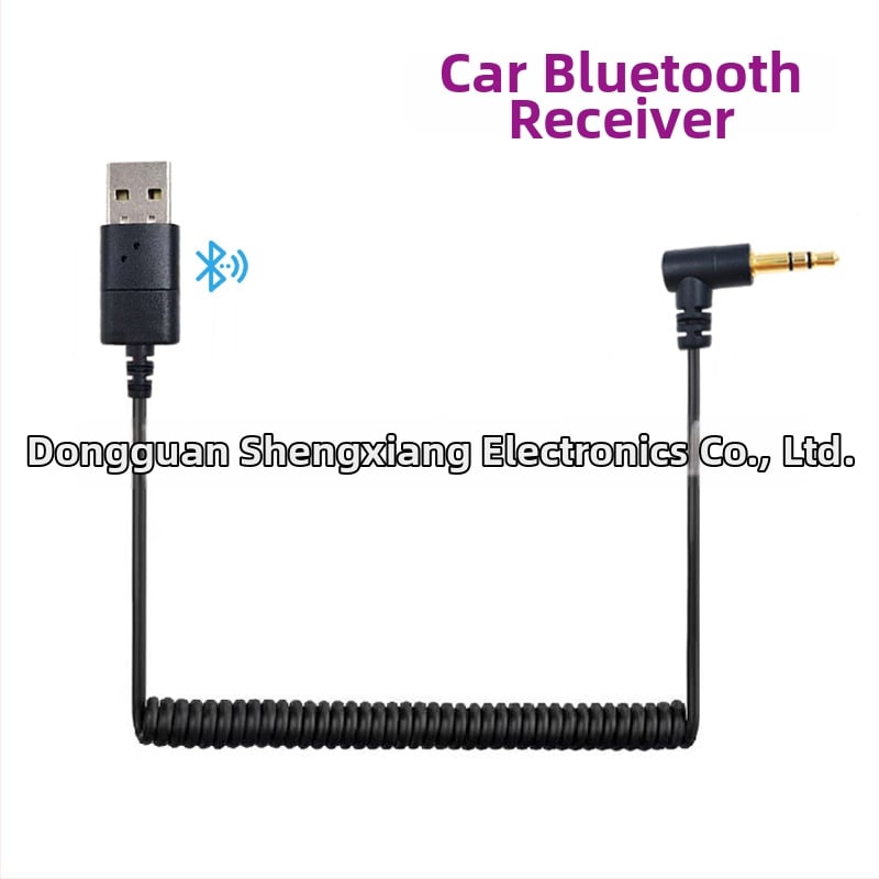 Ermai Eb01 auto Bluetooth prijímač – adaptér kábel USB 2.0, USB-A čip, 1,5 m kábel, pre hands-free hovory