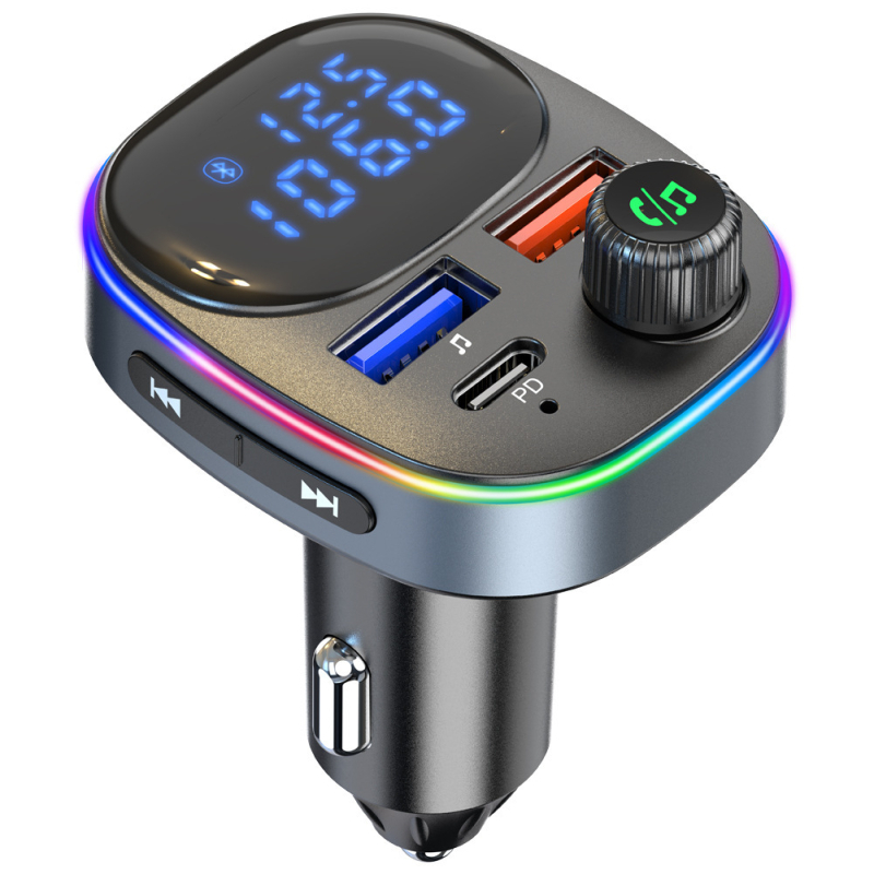 BC82 autom MP3 player s PD brzom punjenjem, Bluetooth Hands-Free, podrška USB flash pogona, napajanje iz 12V cigaretne utičnice, FM radio