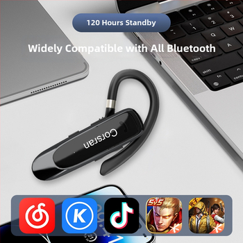 Bluetooth slušalica za jedno uho, redukcija šuma, domet 10 m, Bluetooth 5.0, trajanje baterije preko 8 sati