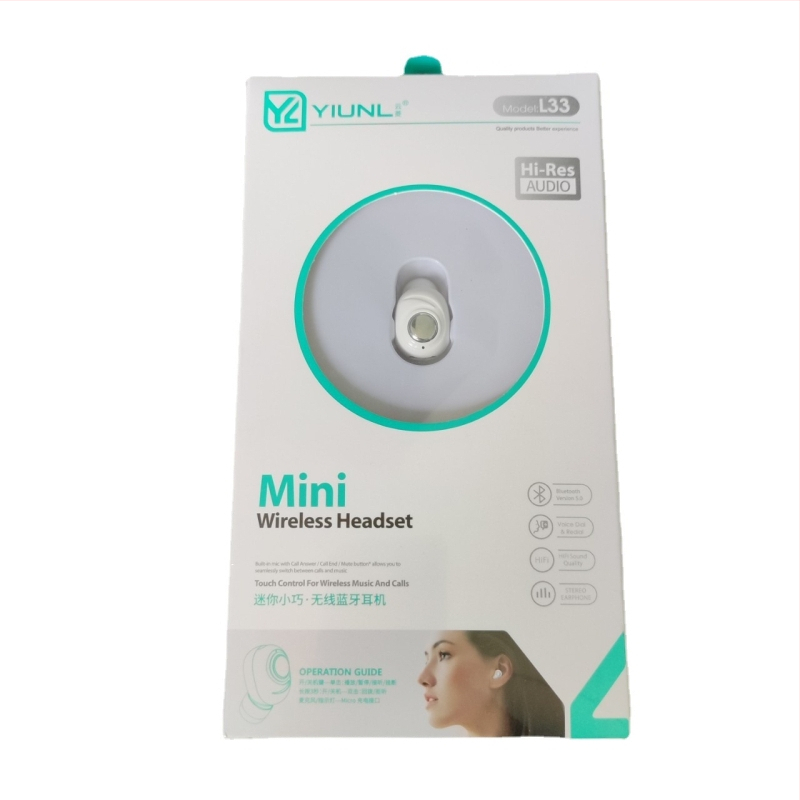 Bluetooth 5.1 in-ear bezdrôtové slúchadlo, potlačenie šumu, dosah 10 m, až 8 h výdrže batérie, hands-free volanie a ovládanie hlasom