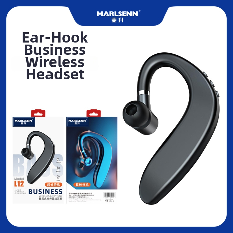 Bezdrôtové Bluetooth slúchadlo 5.0, na uchu, jednostranné, 4–8 h výdrž batérie, dosah 10 m, hovory a hudba