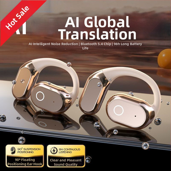 Klein M117Ai Okos Fordítású Bluetooth Fülhallgató – Nyitott fül, Csontvezetés, 10 m hatótávolság, BT 5.0, >8 órás üzemidő, IPX6 vízálló