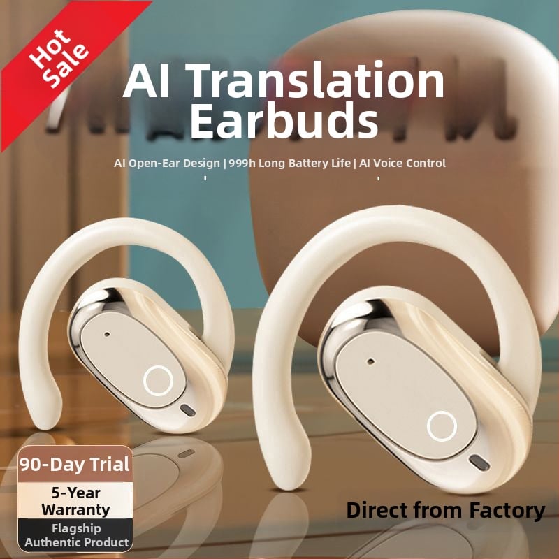 Klein M117Ai Okos Fordítású Bluetooth Fülhallgató – Nyitott fül, Csontvezetés, 10 m hatótávolság, BT 5.0, >8 órás üzemidő, IPX6 vízálló