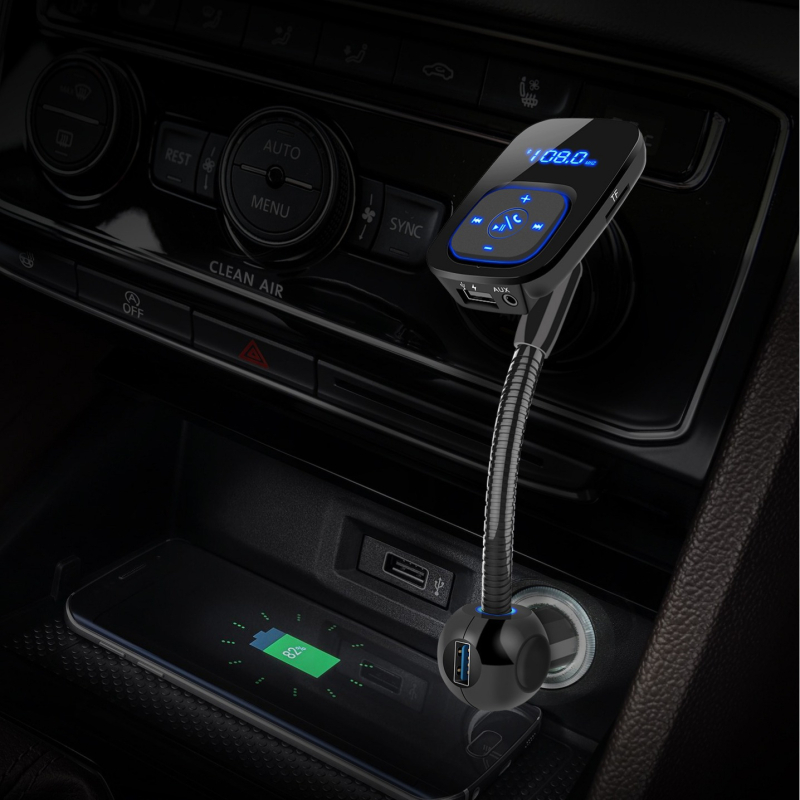 Bt006 Bluetooth Hands-Free za automobil, MP3 Auto punjač, Detektor napona, FM predajnik, USB sučelje